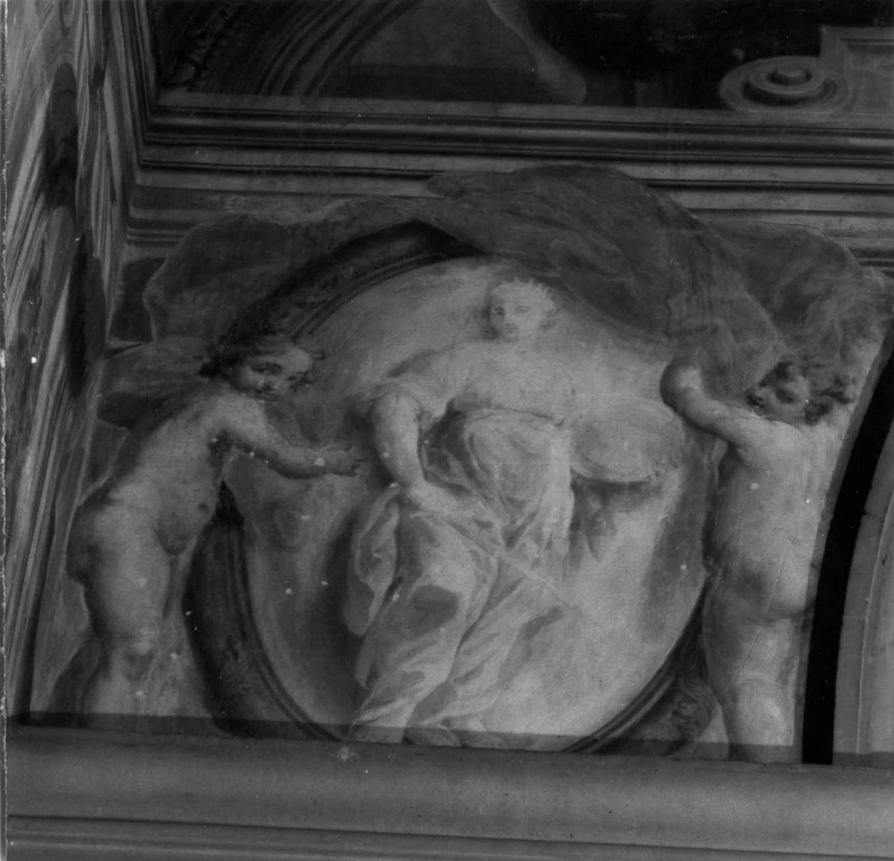 Figure allegoriche con angeli - con Tonelli Giuseppe, Chiesa di sant'Egidio, Firenze